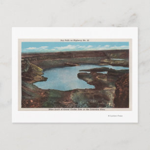 Aussicht auf die Trockenfälle von Hwy. 10Washingto Postkarte