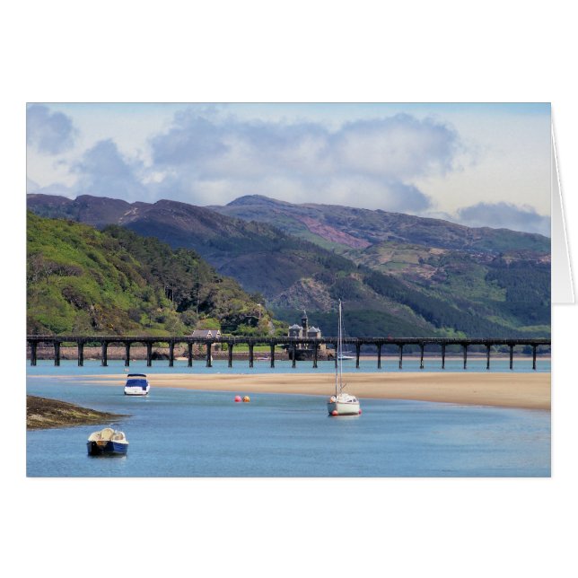 AUSSICHT AUF DIE WALES-KARTE (Vorderseite (Horizontal))