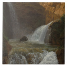 Aussicht auf die Wasserfälle von Tivoli (von Bidau