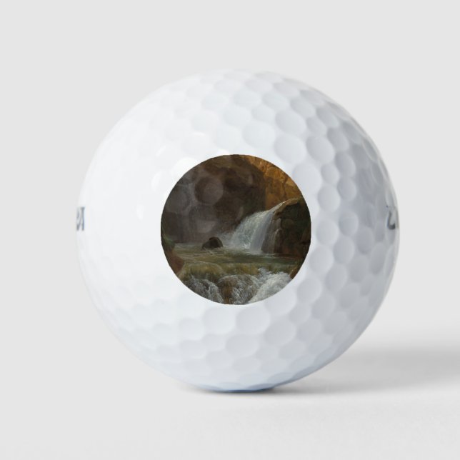 Aussicht auf die Wasserfälle von Tivoli (von Bidau Golfball (Vorderseite)