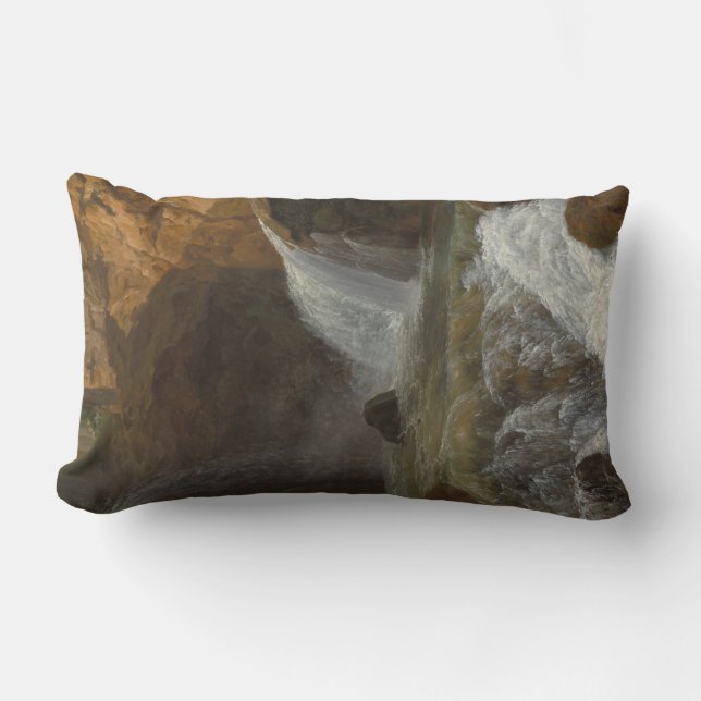 Aussicht auf die Wasserfälle von Tivoli (von Bidau Lendenkissen (Vorderseite)