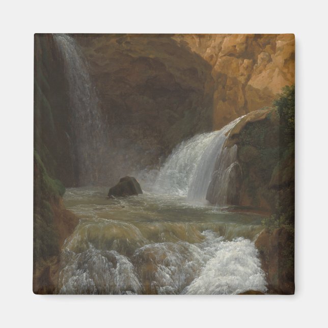 Aussicht auf die Wasserfälle von Tivoli (von Bidau Magnet (Vorne)