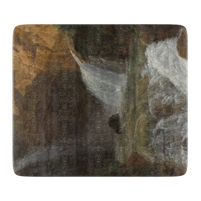 Aussicht auf die Wasserfälle von Tivoli (von Bidau Schneidebrett (Vorderseite)