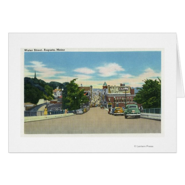 Aussicht auf die Wasserstraße (Vorderseite (Horizontal))
