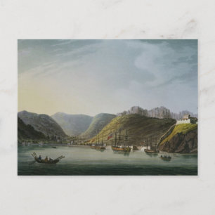 Aussicht auf die Westseite von Porto Ferraio Bay, Postkarte