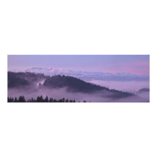 Aussicht auf die Wintertatra Fotodruck