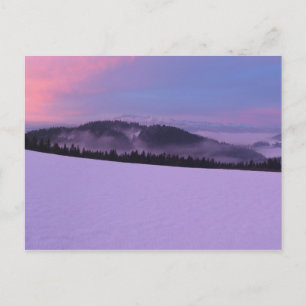 Aussicht auf die Wintertatra Postkarte