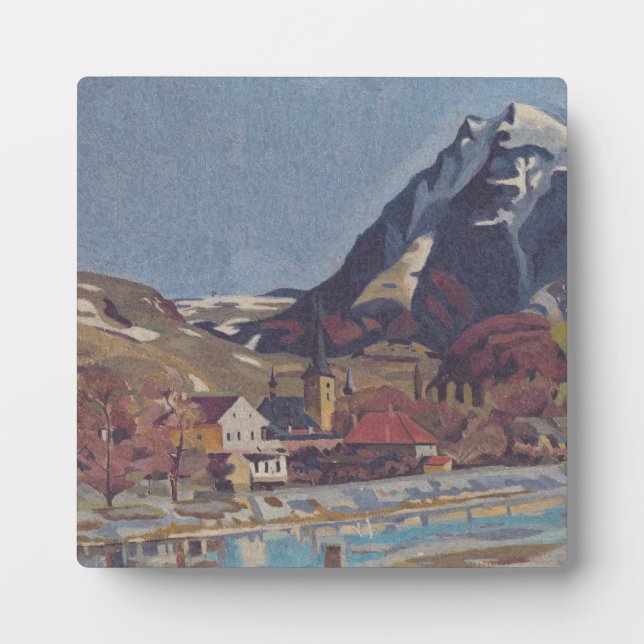 Aussicht auf Dolný Kubín von Arnold Peter Weisz Fotoplatte (Vorderseite)