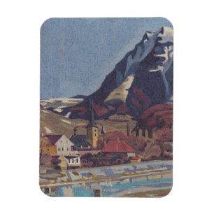 Aussicht auf Dolný Kubín von Arnold Peter Weisz Magnet