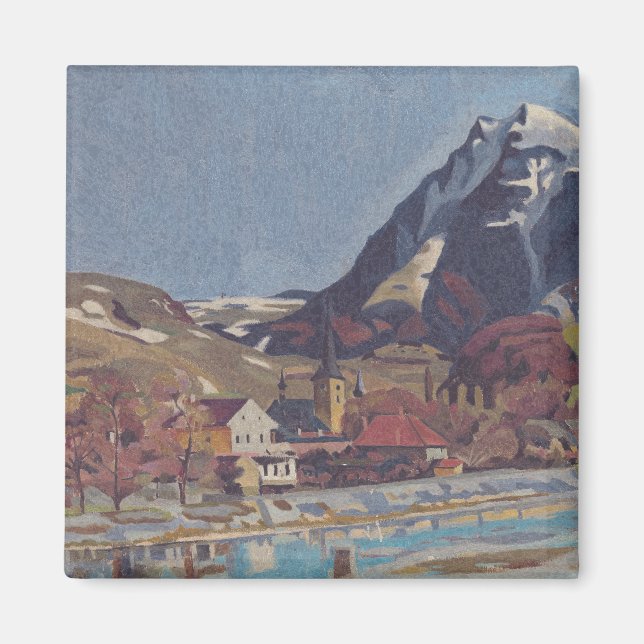 Aussicht auf Dolný Kubín von Arnold Peter Weisz Magnet (Vorne)