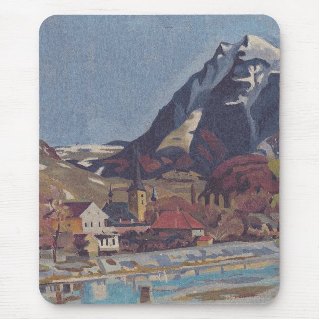 Aussicht auf Dolný Kubín von Arnold Peter Weisz Mousepad (Vorne)