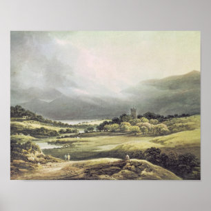 Aussicht auf Dunloe Castle, Killarney, 1805 Poster