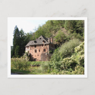 Aussicht auf ein Herrenhaus (Foto) Postkarte