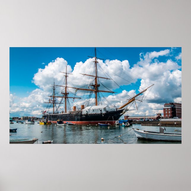 Aussicht auf eine Viktorianische Panzerfledermaus Poster (Vorne)