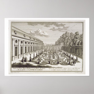 Aussicht auf einen Blumengarten bei Wien, aus 'Vor Poster