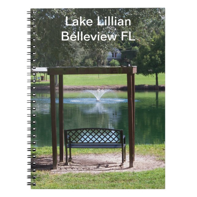 Aussicht auf einen kleinen See Notizblock (Vorderseite)