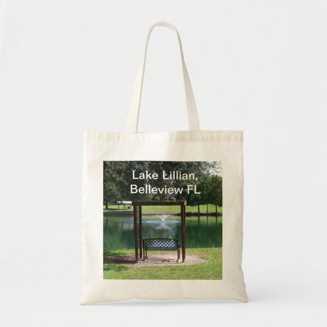 Aussicht auf einen kleinen See Tragetasche (Vorne)