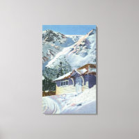 Aussicht auf einen US-Waldschutzhütter