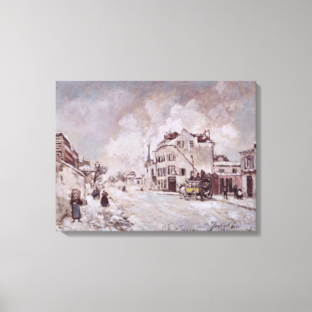 Aussicht auf Faubourg Saint-Jacques Leinwanddruck (Vorderseite)