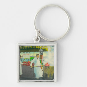 Aussicht auf Fisherman's Wharf, Crabs Erreichbarke Schlüsselanhänger