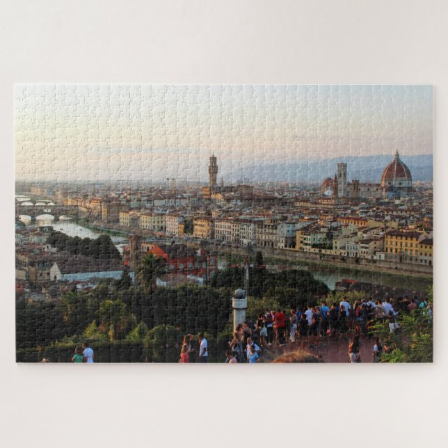 Aussicht auf Florenz, Italien Puzzle (Horizontal)