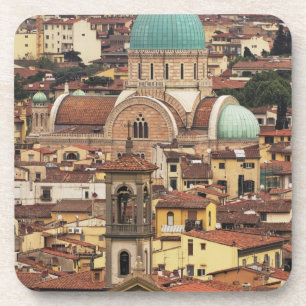 Aussicht auf Florenz, Italien von der Piazza Getränkeuntersetzer