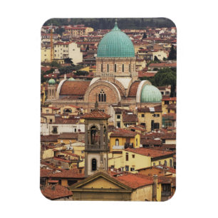 Aussicht auf Florenz, Italien von der Piazza Magnet