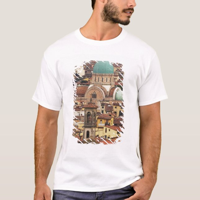 Aussicht auf Florenz, Italien von der Piazza T-Shirt (Vorderseite)