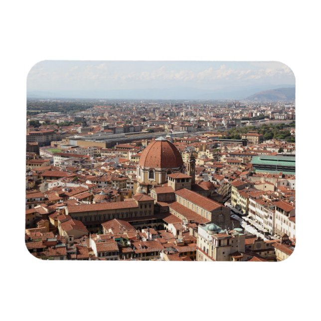 Aussicht auf Florenz, Italien von der Spitze Magnet (Horizontal)