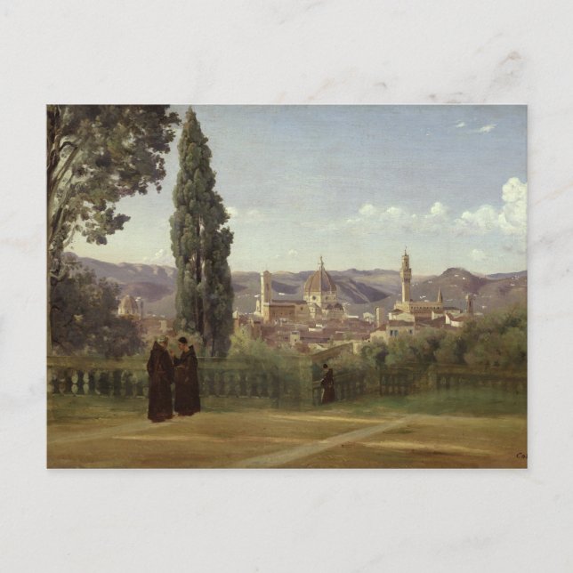 Aussicht auf Florenz Postkarte (Vorderseite)