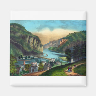 Aussicht auf Harpers Ferry, Va. -1907 Magnet