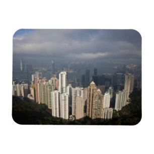 Aussicht auf Hongkong vom Gipfel Magnet