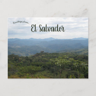 Aussicht auf Ilobasco, Cabañas El Salvador Postkarte