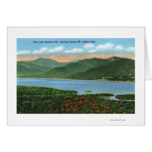 Aussicht auf Indianersee und Schneeberg