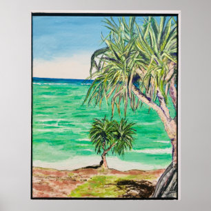 Aussicht auf Inseln  Poster