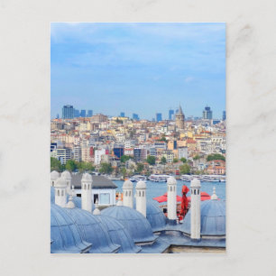 Aussicht auf Istanbul Postkarte
