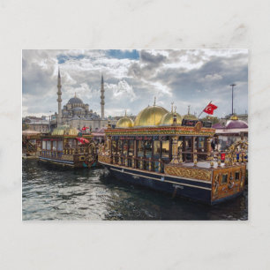 Aussicht auf Istanbul (Türkei) Postkarte