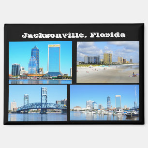 Aussicht auf Jacksonville. Florida Magnet