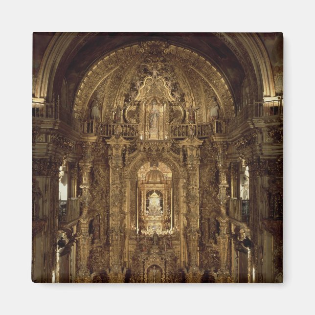 Aussicht auf Kapelle und hohe Altar Magnet (Vorne)