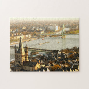 Aussicht auf Köln vom Foto der Kathedrale Puzzle