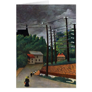Aussicht auf Malakoff von Henri Rousseau, Vintage