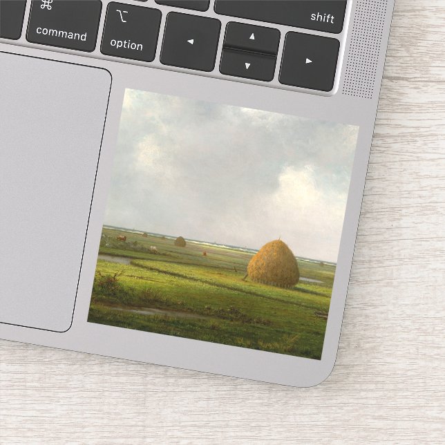 Aussicht auf Marshfield, 1876 von Martin Johnson H Aufkleber (Detail)