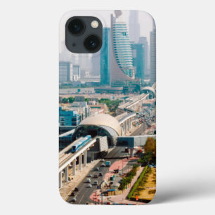 Aussicht auf Metrolinie und Wolkenkratzer Case-Mate iPhone Hülle
