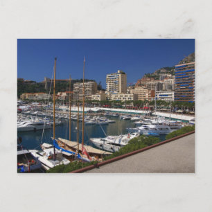 Aussicht auf Monaco Postkarte