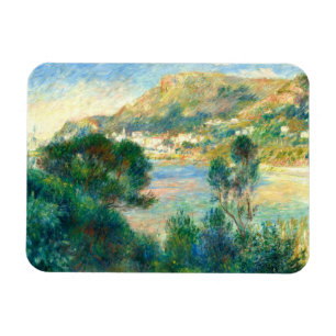 Aussicht auf Monte Carlo von Cap Martin, Renoir Magnet