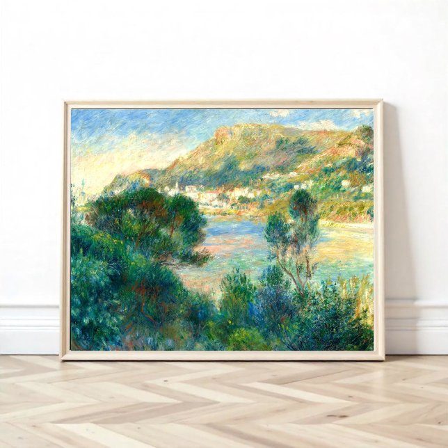 Aussicht auf Monte Carlo von Cap Martin, Renoir Poster (Von Creator hochgeladen)