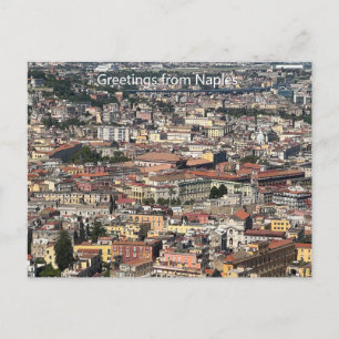 Aussicht auf Neapel, Italien Postkarte