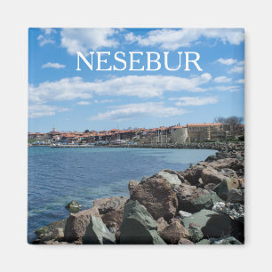Aussicht auf Nesebur Stadt, Bulgarien Magnet