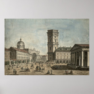 Aussicht auf Nevsky Prospekt, St. Petersburg, 1810 Poster