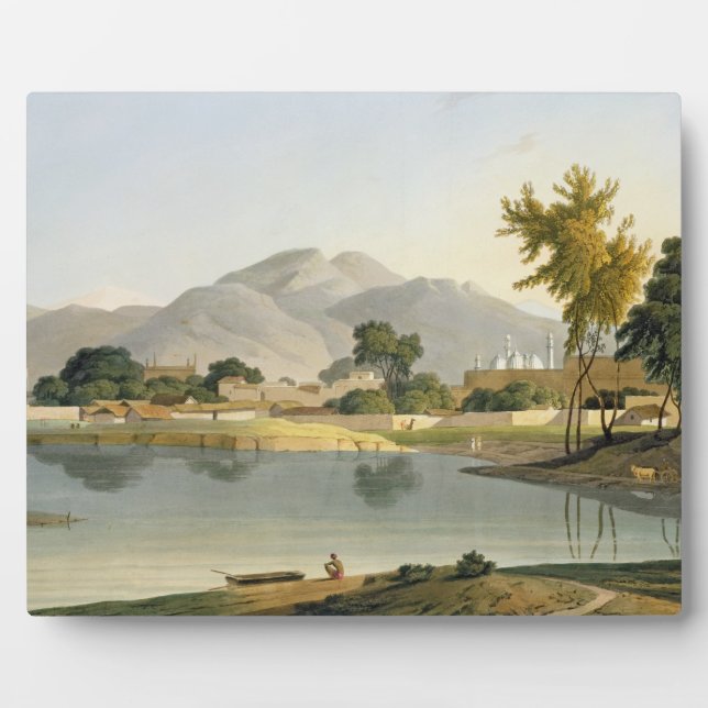 Aussicht auf Nijeibabad, in der Nähe des Koaduwar  Fotoplatte (Vorderseite)